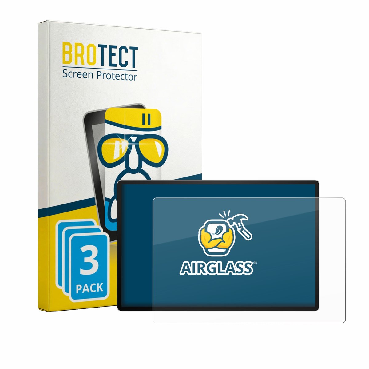 Screenprotector 3 Stuks voor HP Serie 5 Pro 514pn 14" Beschermglas transparant