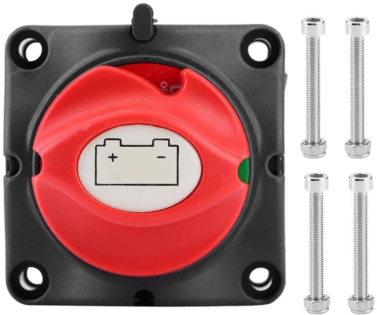 Golden crown - Isolator Schakelaar - Batterij Ontkoppeling - 12 V 600A - Universeel - Accu Isolatieschakelaar - Geschikt voor RV en Jacht