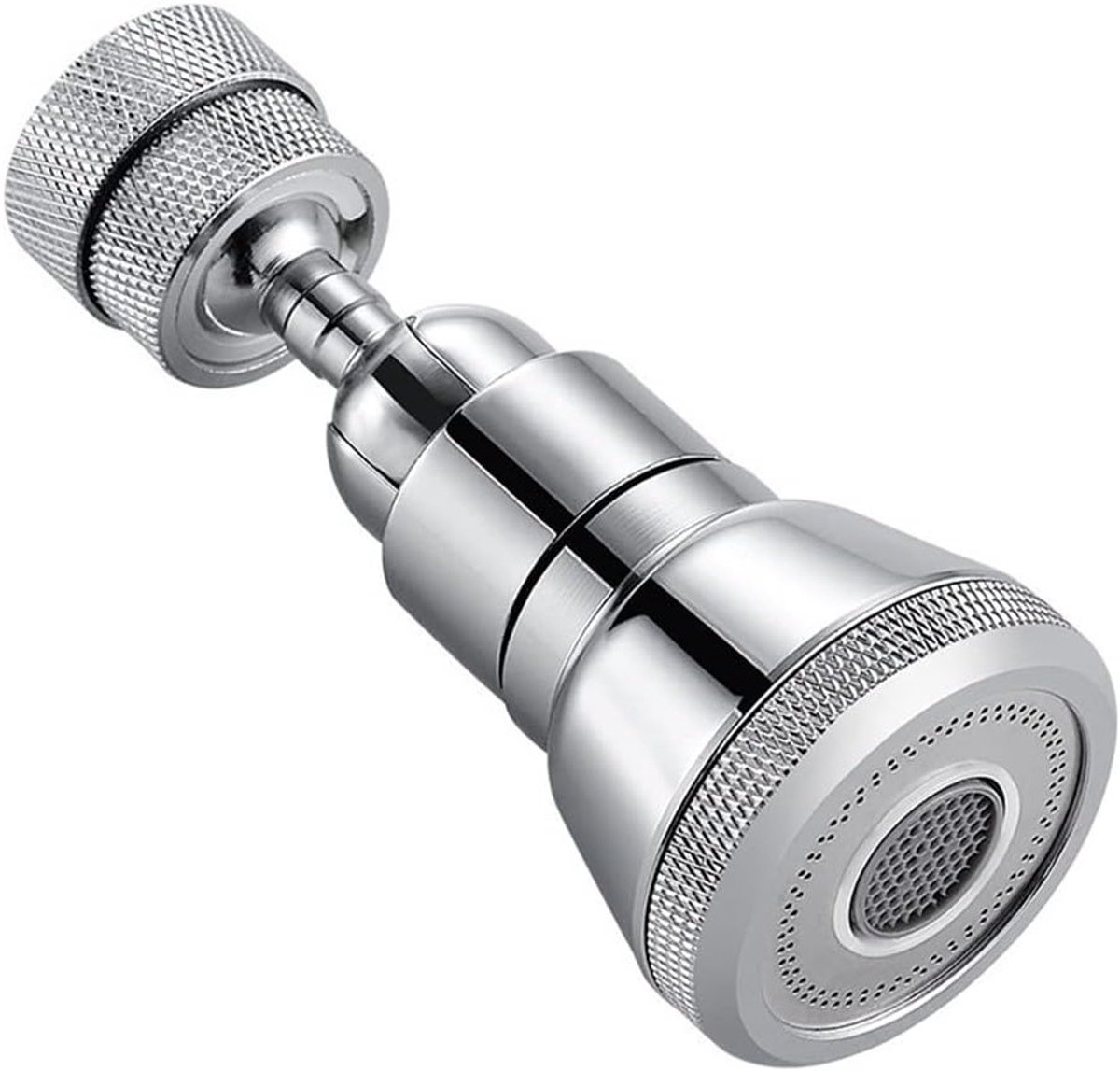 Rotating Faucet Aerator - Keuken Kraan Aerator - 720° Rotatable - met 4-Layer Filter - Voorkomt Splashing - voor Fixtures (23 mm Thread Extension)