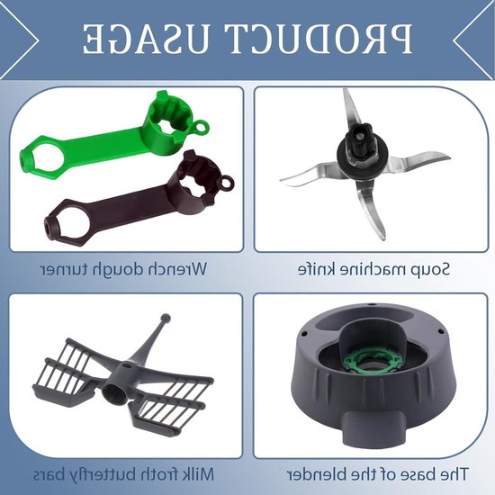 Clutch Guide voor Monsieur Cuisine Connect en Smart - Transmissie met 5 Vertakkingen voor Keukenmachines, Accessoire voor Koken en Bereiden van Merkloos — afbeelding 3