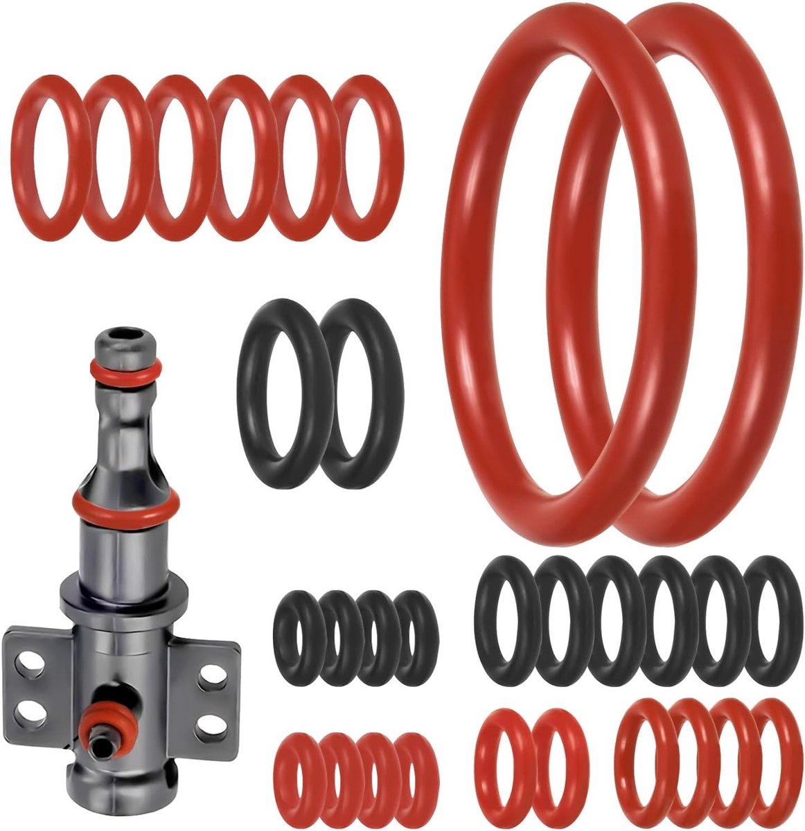 Set van 30 O-ringen voor volautomatische koffiemachines - Accessoires voor onderhoud en vervanging