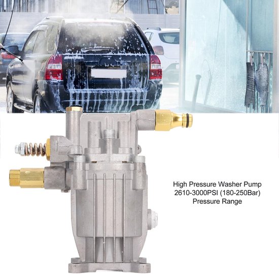 Store_8 - Hogedrukreinigingspomp - 2610-3000 psi - Dubbele afdichting - Grijs - Elektrisch - 2,2 - 2,4 GPM - Geschikt voor DXPW3025 - Model Wakects... van Merkloos — afbeelding 3