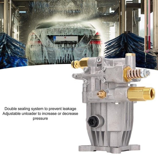 Store_8 - Hogedrukreinigingspomp - 2610-3000 psi - Dubbele afdichting - Grijs - Elektrisch - 2,2 - 2,4 GPM - Geschikt voor DXPW3025 - Model Wakects... van Merkloos — afbeelding 2