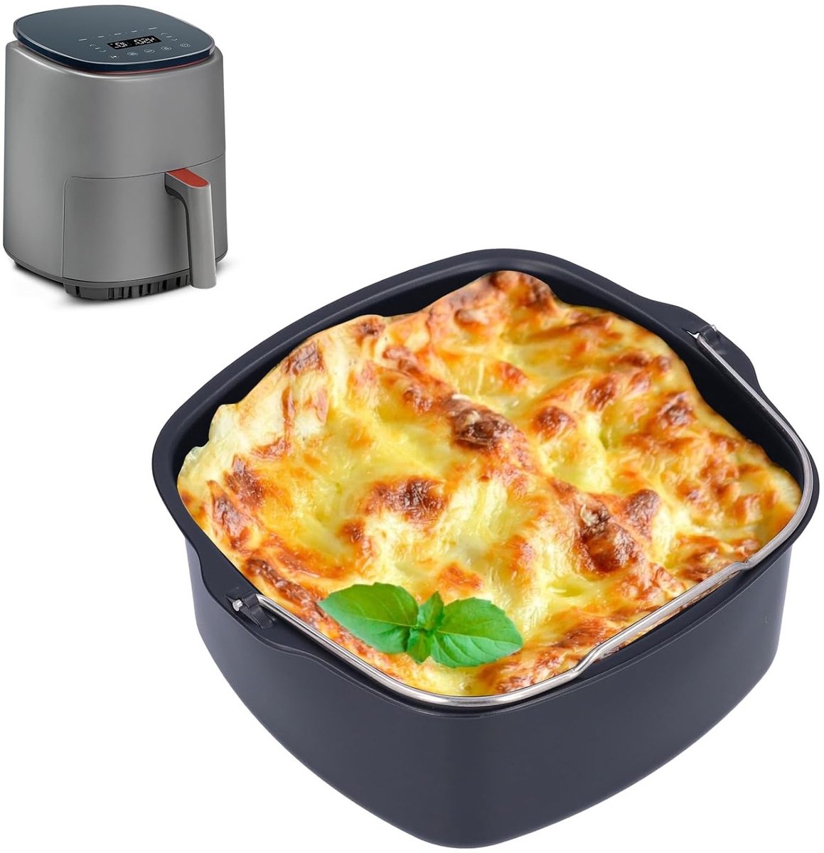 Bakvorm voor Airfryer - Perfecte Cakepan voor Brood en Taarten - Geschikt voor HD9925, HD9860, HD9905 (18cm)