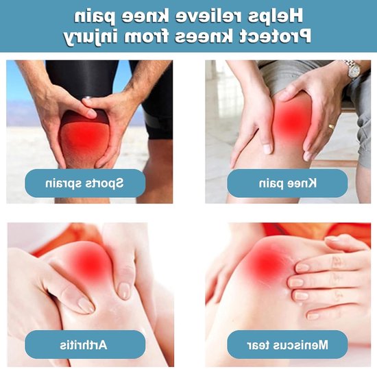 Kniebandage voor Sport en Activiteiten, Elastische Kniebrace voor Gewrichtspijn en Verstuikingen, Geschikt voor Mannen en Vrouwen (XL) — afbeelding 2