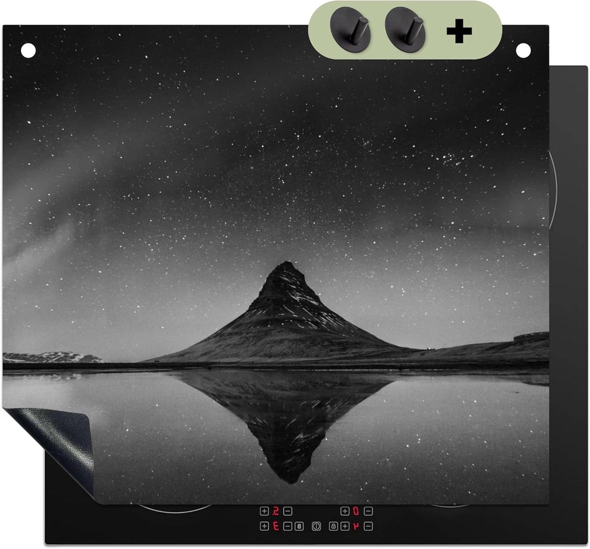 Inductie Kookplaat Beschermer - Afdekplaat Mat - Keuken Beschermen - Unieke Fotodruk - 51x59 cm - Noorderlicht Berg