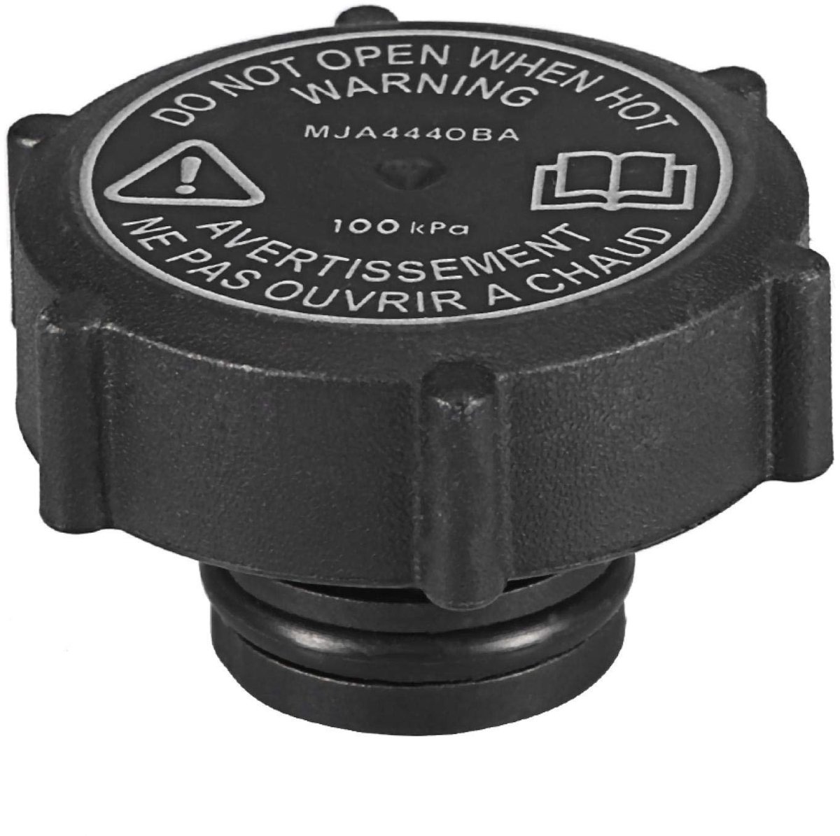 Dailygoods- Expansietankdop gloednieuw - Koelvloeistofdop - ABS-kunststof - Voor X-Type XJ8 XK8 XJR XKR 2003-2009 - Zwart - Afmetingen 55,5 x 37,3 mm