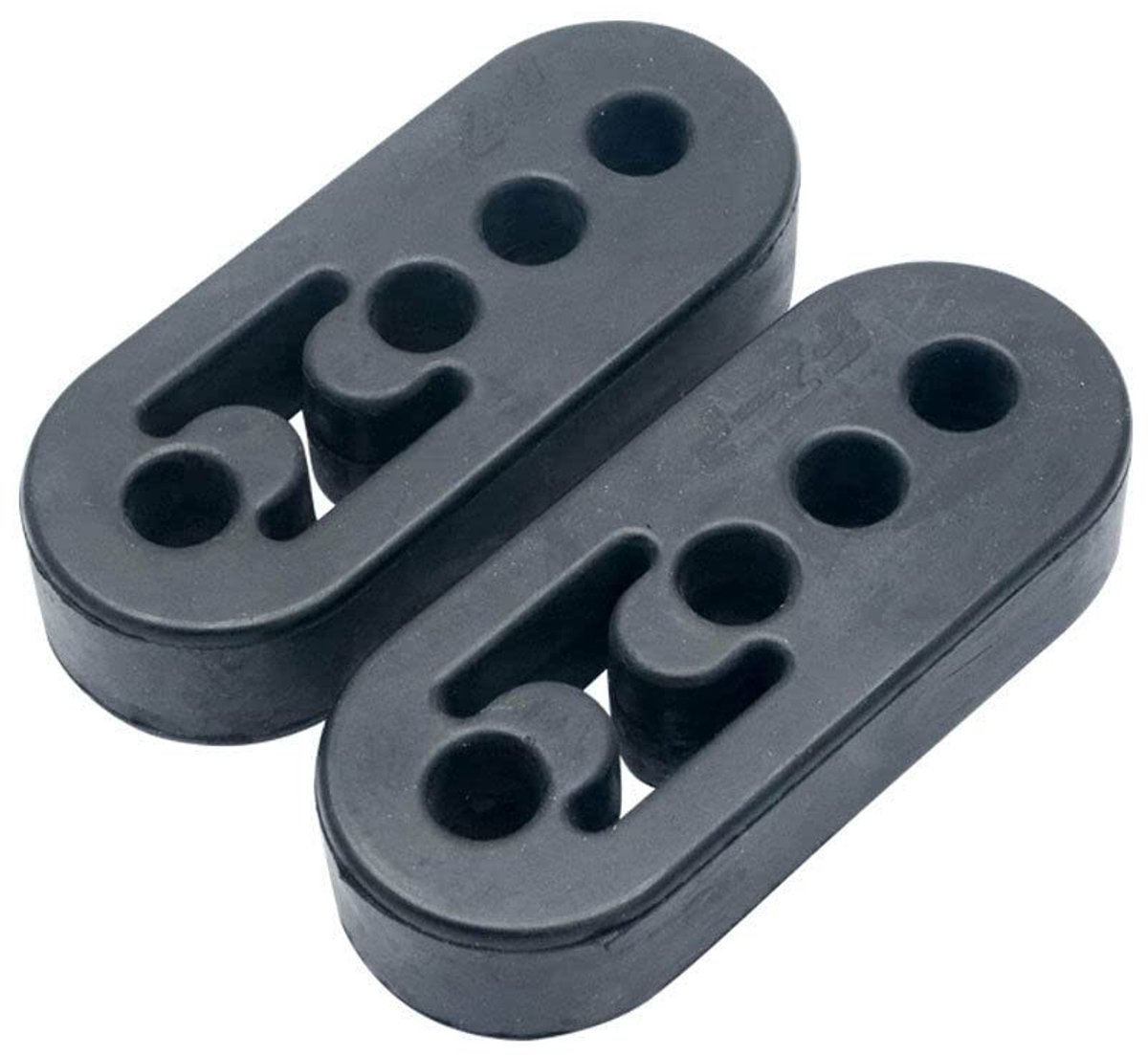 Dailygoods- Uitlaat Hanger Universele Rubber - 4-Gaten Beugel - Zware Vervanging - Trillingsreductie - Hoogwaardige Dichtheid - 110mm Lengte - Uitlaatsteun