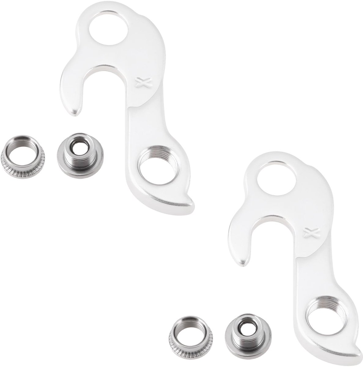Dailygoods- Derailleurhanger Model GH-036 - Aluminium - 64mmx27mm - 9mm montagegat - Compatibel met Bianchi/Winora - Duurzaam ontwerp - Fietsderailleur