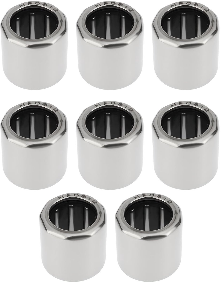Dailygoods - 8Pcs HF0812 Naald Roller Lagers voor Kleine Motoren