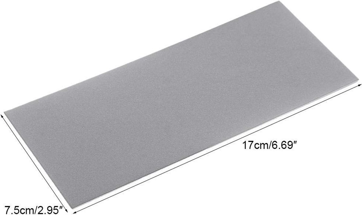 Dailygoods- Slijpsteen met korrel 80-3000 - Diamant Slijpsteen - Slijpsteen voor Messen - Slijpsteen voor Keukenapparaten - Slijpsteen voor Houthandwerk - Fijn en Grof Slijpen - Slijpblad