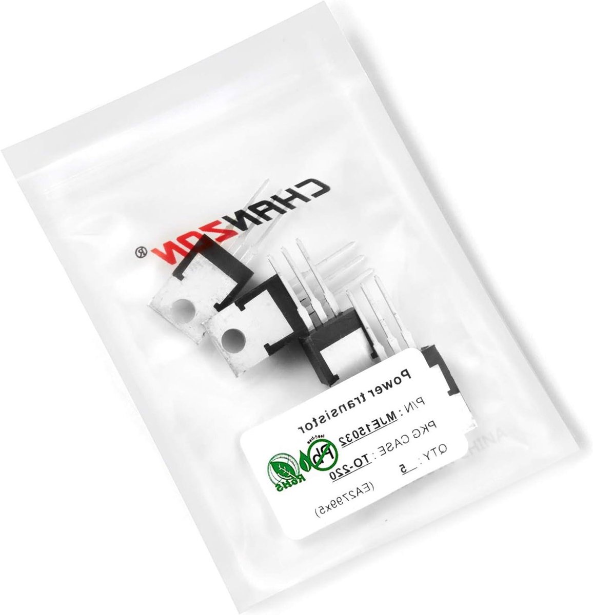 Transistor Assortiment - BJT Componenten - Elektronica Reparatie - NPN en PNP Types - 10 Stuks - Zilverkleurig