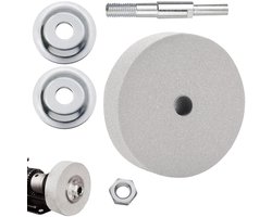 Slijpsteen voor Ronde Vorm - 75mm Diameter, 80 Korrel, Groene Kleur - Geschikt voor Metaalbewerking, Houtbewerking en Meer!