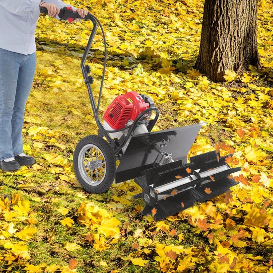 Sneeuwblazer - Veegmachine benzine - Trottoirs reinigen - 60 cm veegbreedte - 17 pk - Zwart — afbeelding 2
