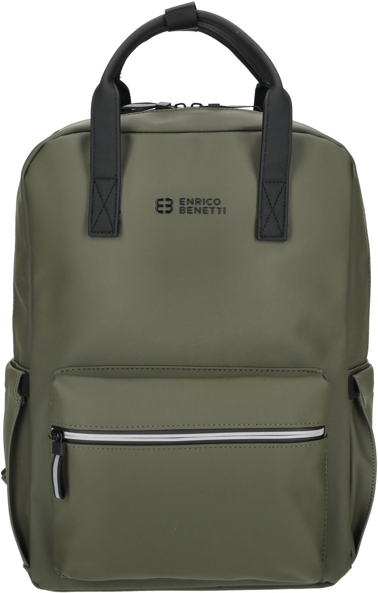 Enrico Benetti Bergen Waterproof Laptop Backpack 17 olive