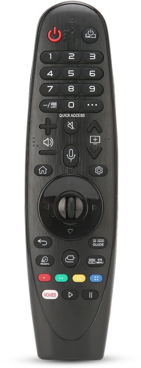Dailygoods - Dailygoody - Vervangende Afstandsbediening - Eenvoudige Bediening - Geschikt voor diverse TV's - Compact formaat - Innovatieve oplossing - Direct gebr..