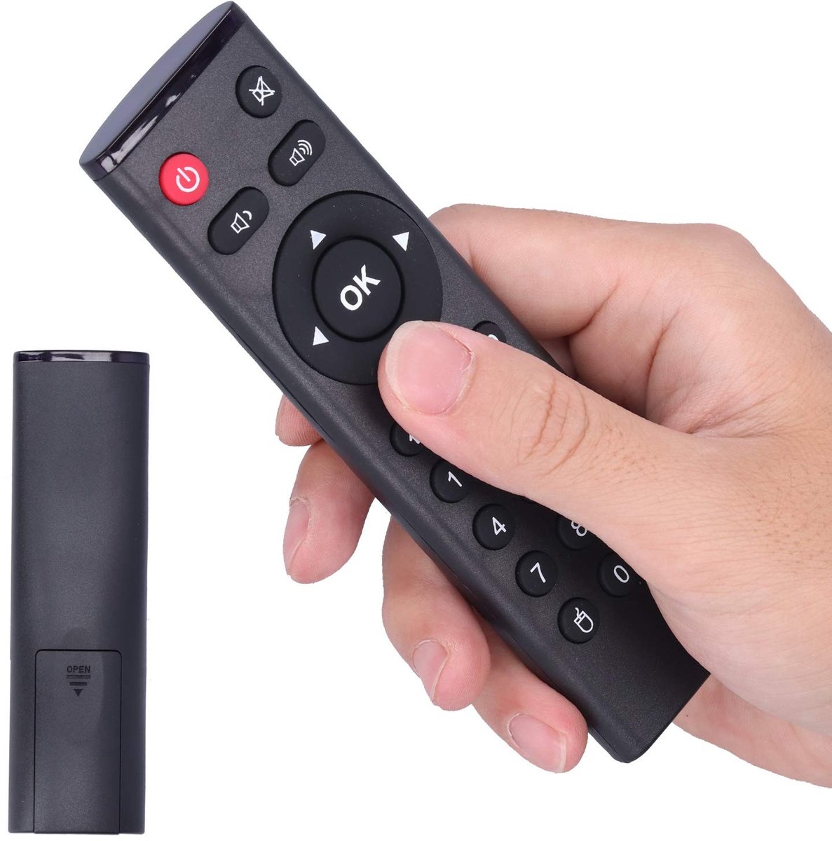 Dailygoods - Dailygoody - Universele Afstandsbediening - Media Center Controller - 10 Meter Bereik - Zwart - Vervangend voor Android TV Box - Geschikt voor TX6 en