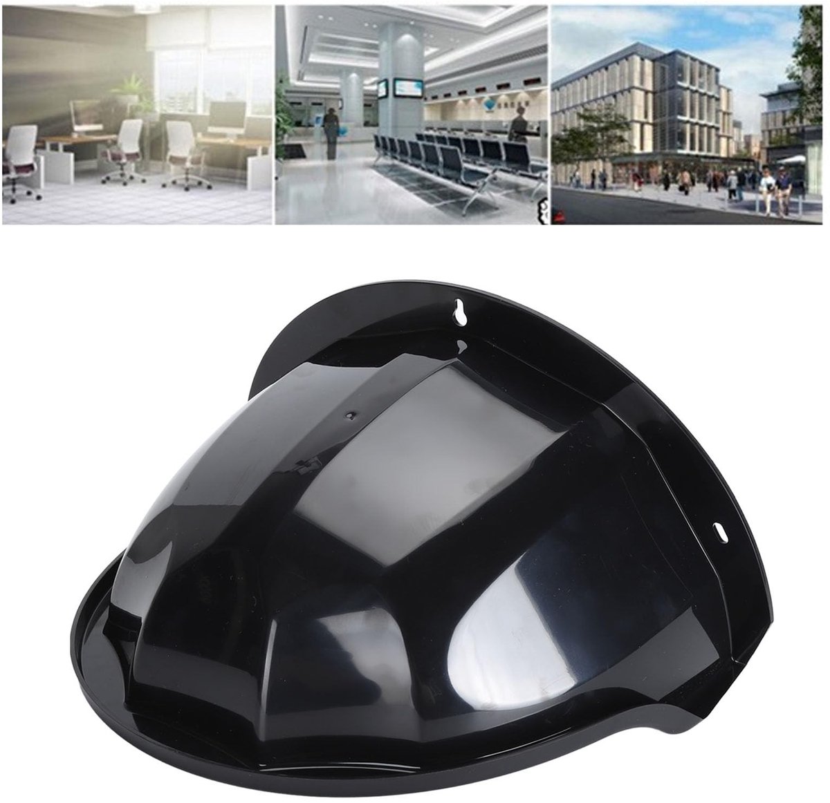 Dailygoods - Dailygoody - Beveiligingscamerahoes - Zonnescherm - Waterdicht en weerbestendig - Zwart - Camerahoes - Geschikt voor Dome PTZ-beveiligingscamera's - I