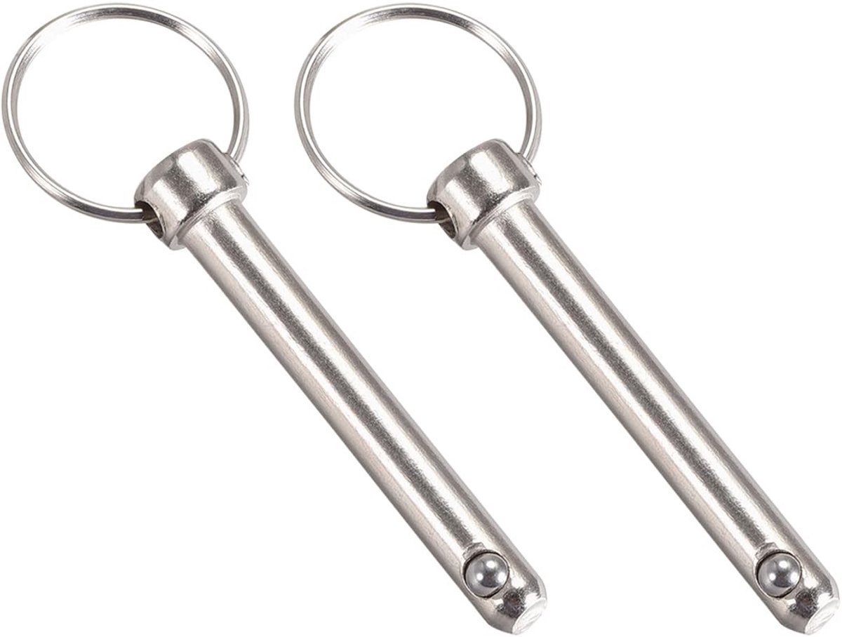 Dailygoods - Snel Ontgrendelingspinnen van Koolstofstaal (2 Stuks)