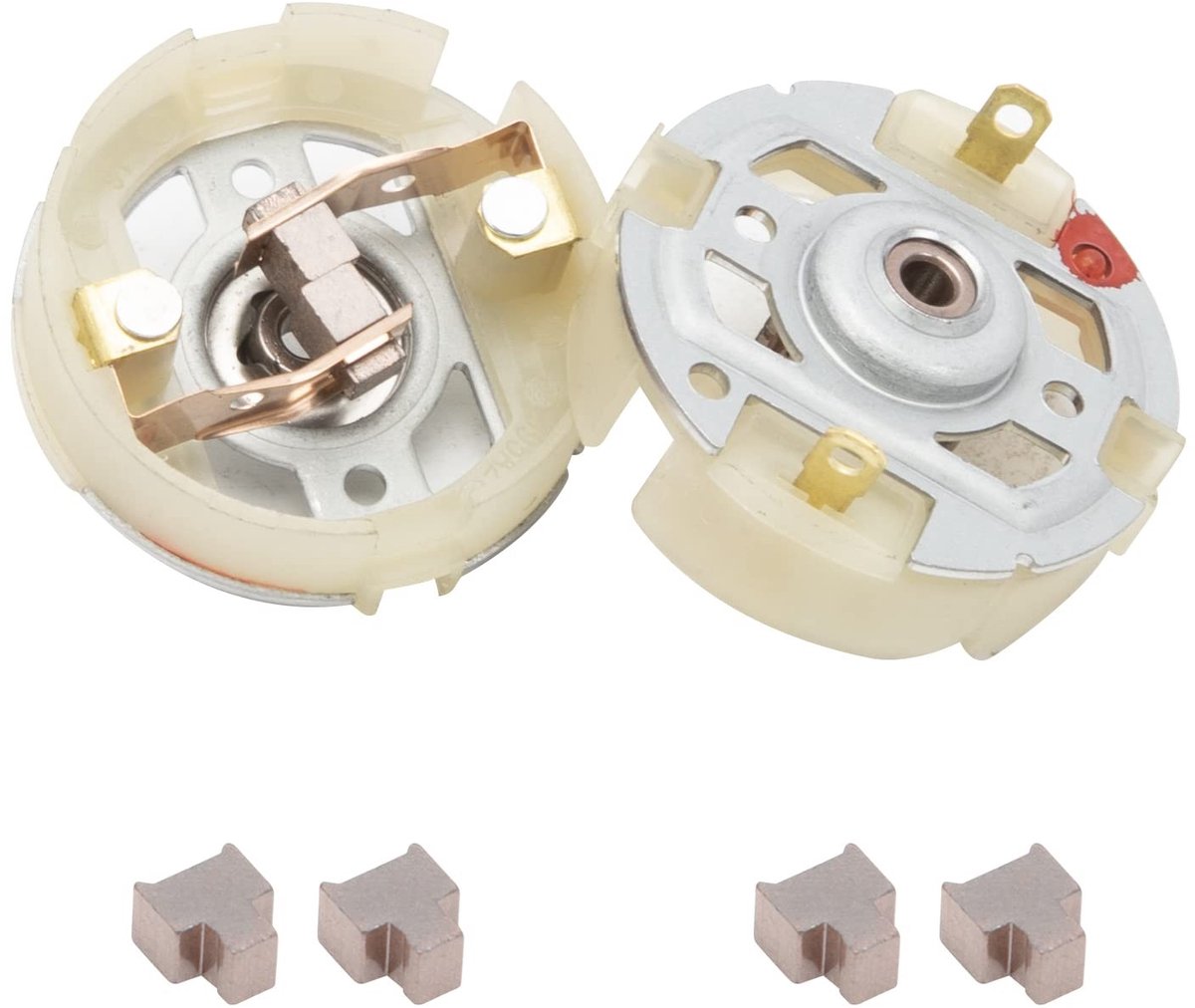 Dailygoods - Dailygoody - RS550 Motor - Koolborstelhouder - Geschikt voor Bosch Makita Metabo - Inclusief 4 Koolborstels - Verbetert Motorprestaties - Vervang Vers...