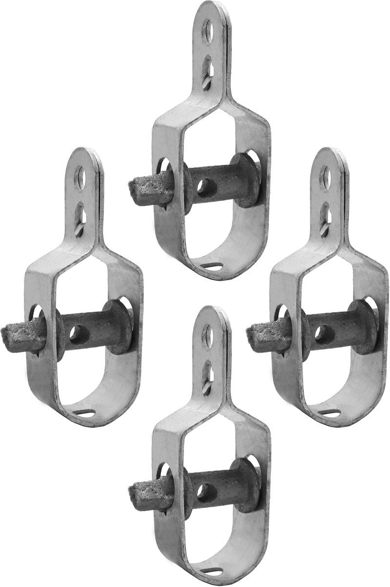 Dailygoods - Dailygoody - Draadspanners - Set van 4 draadspanners 85 mm - Weerbestendig en duurzaam - Geschikt voor draadgaas en omheiningen - Eenvoudig te install