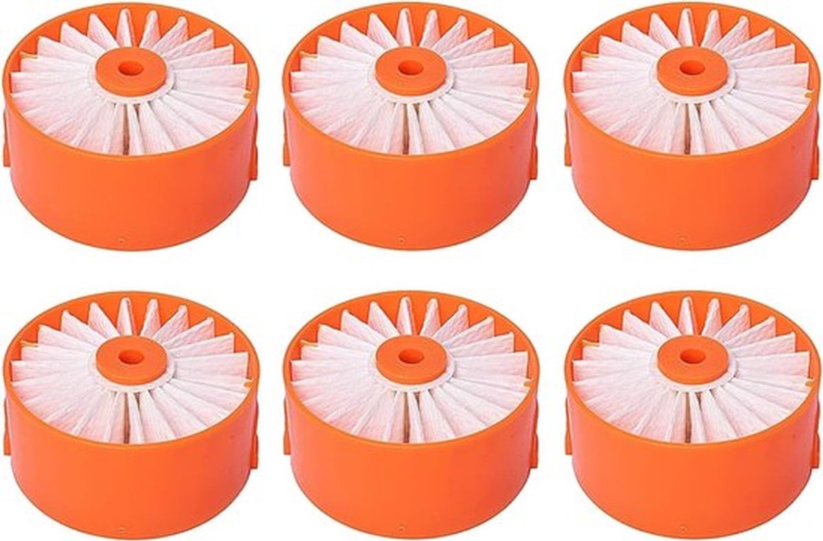6 Stuks Filter - Wasbaar En Herbruikbaar - Onderdelen Set - Stofzuigerfilter - Geschikt Voor Black + Decker Powerseries Extreme Steelstofzuiger - Stofzuigerfilter -Geschikt Voor Bsv2020g En Bsv2020p