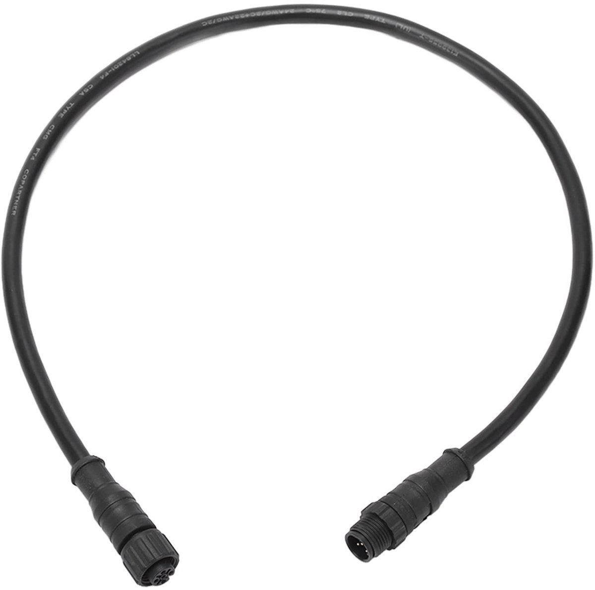 Dailygoods - Dailygoody 2000 Backbone-kabel - 5-pins Starterkabel - Professionele afwerking - 0,5 M - Slijtvast en breukvast - Geschikt voor Lowrance en Sim...