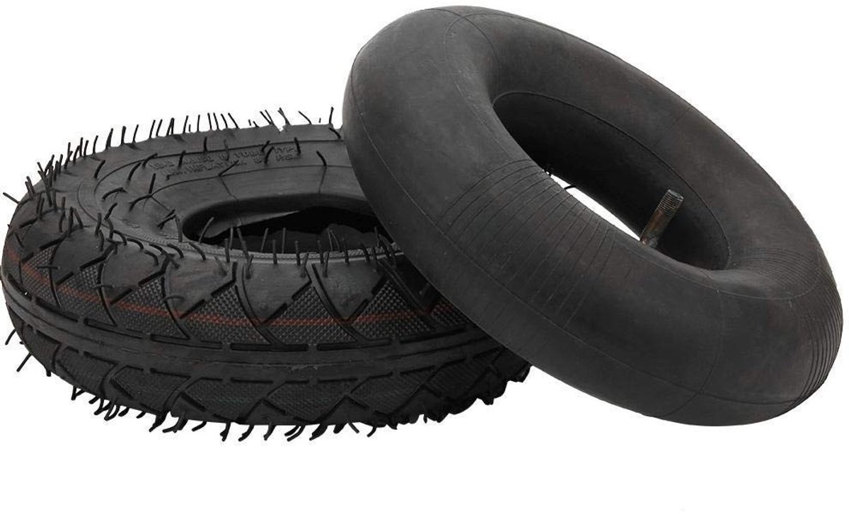 Dailygoody - OmGoods - Dailygoody - Elektrische Scooterbanden - Rubber - Perforatiebestendig - 4,10/3,50-4 - Duurzaam - Geschikt voor Elektrische Scooters - Binnen- en Buite..