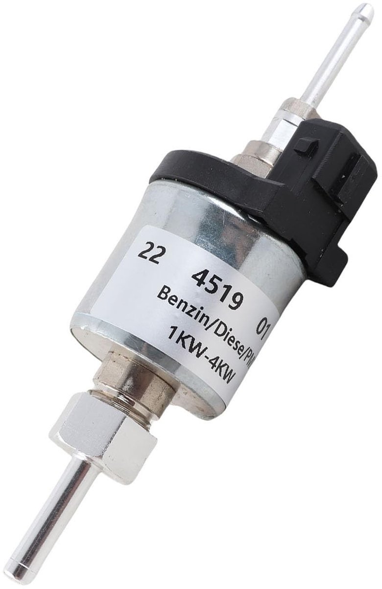 Dailygoody - Brandstof doseerpomp - 24V - Ideaal voor luchtverwarming - Roestvrij staal - Hoge capaciteit - Geschikt voor Eberspacher Airtronic D