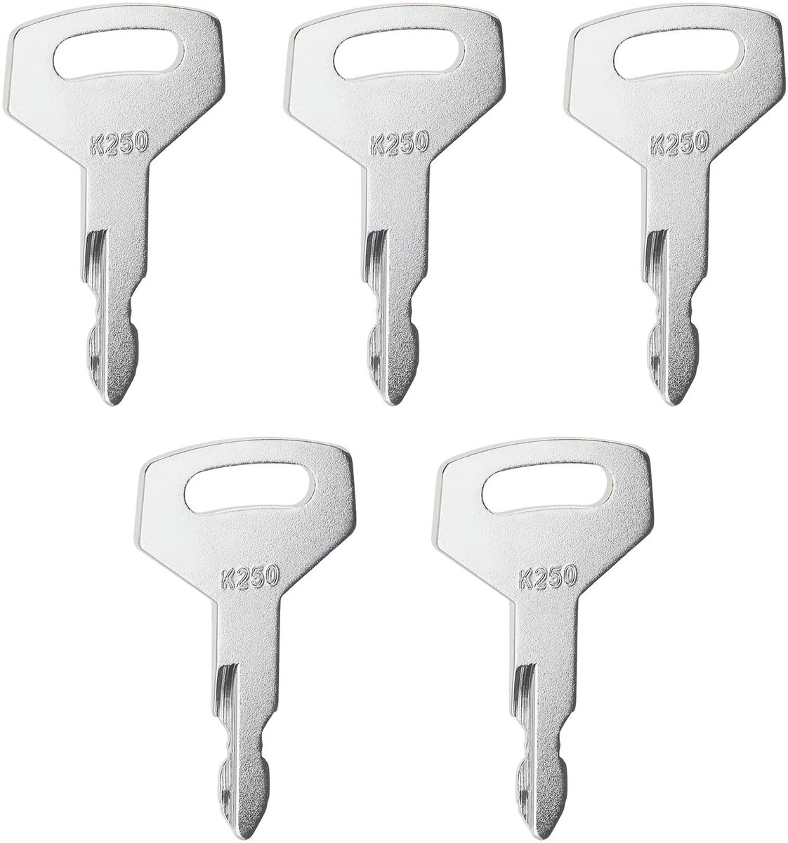 Dailygoods - Set van 5 K250 Ontstekingssleutels voor Mini Graafmachines