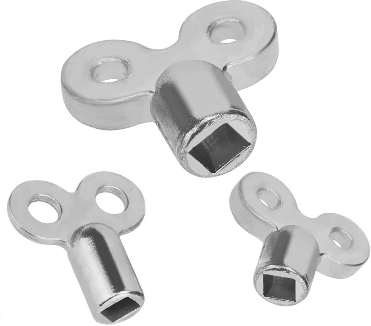 Dailygoods - Set van 3 Universële Ontluchtingssleutels voor Radiatoren