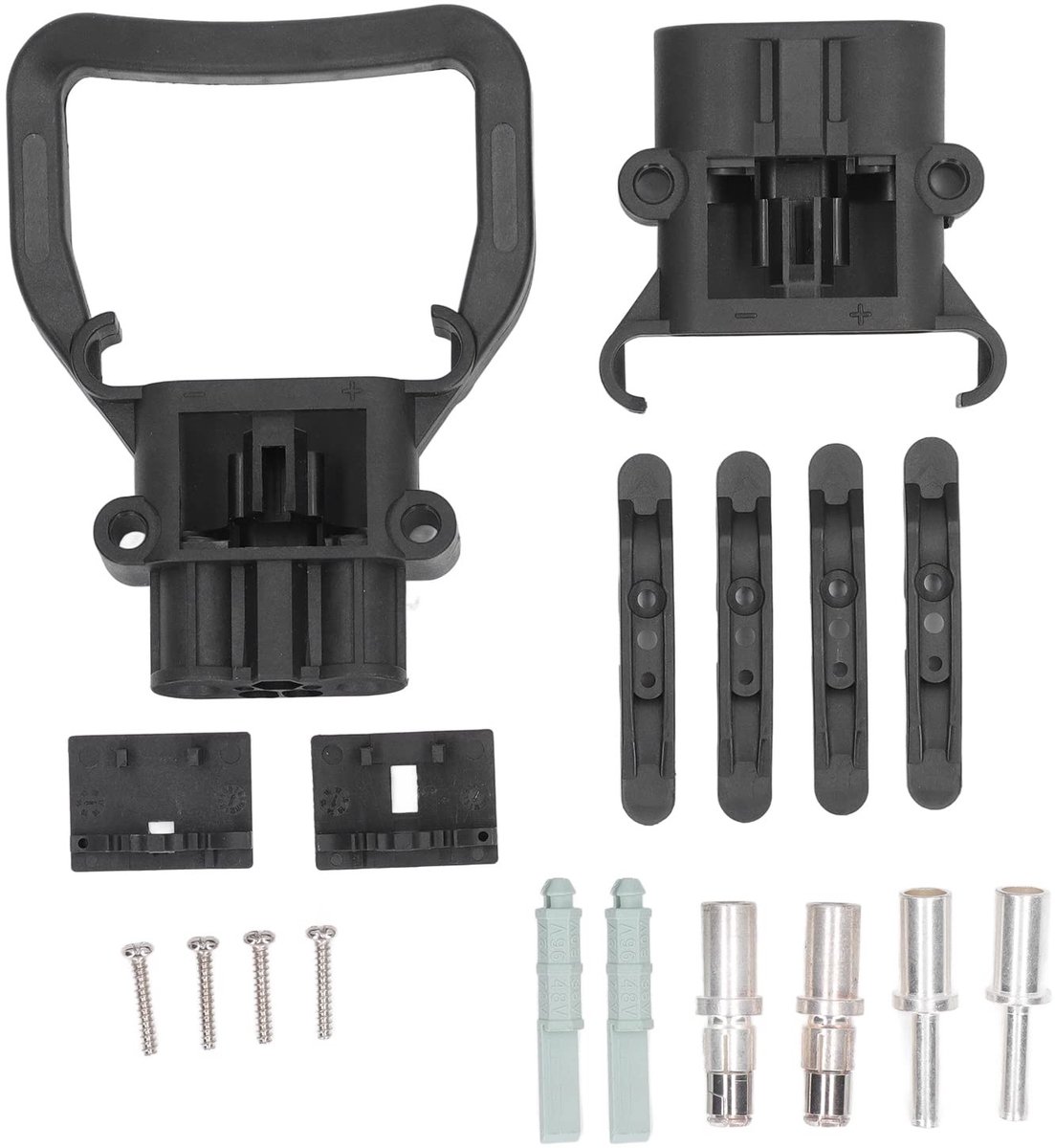 Dailygoods - Dailygoody - Heftruck Power Connector - Batterij Oplaadstekker - 80A - Mannelijke en Vrouwelijke Stekker - Geschikt voor elektrische vorkheftrucks - K...