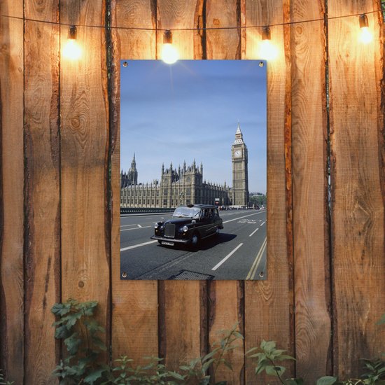 Posters de jardin extérieur Taxi - Londres - Angleterre - 60x90 cm