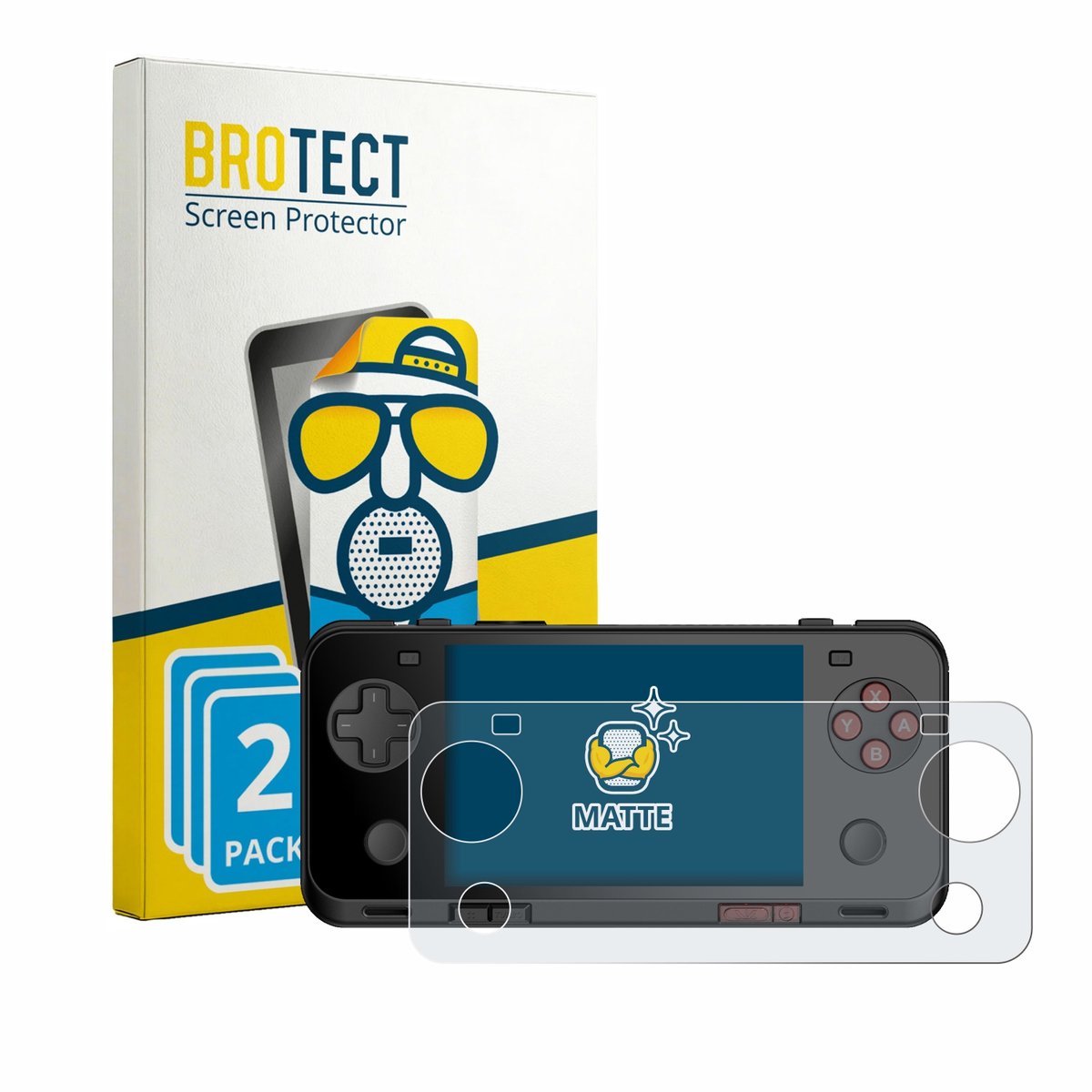 BROTECT - Screenprotector voor Ayaneo Pocket ACE - Folie Beschermfolie matte 2 Stuks