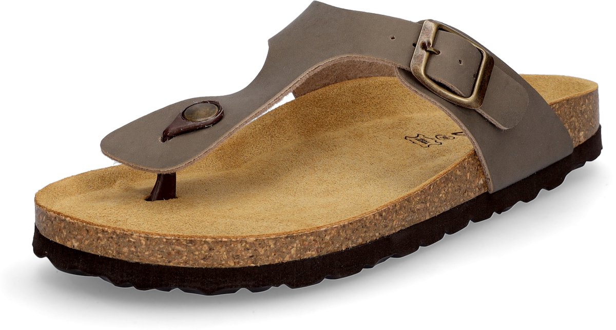 MIDS MIA dames teenslippers taupe