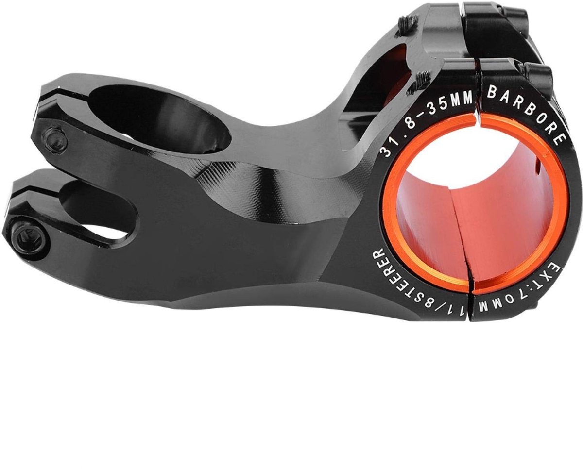SMOAKEZ- Fietsstuurpen Aluminiumlegering - Verstelbaar - Stuurpen Verhoger - Stuurpen Racefiets - Anticorrosiefunctie - Geschikt voor 31,8 mm/35 mm