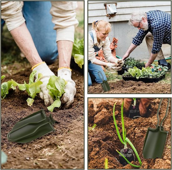 Inklapbare Schep RVS - Mini Tuinschep en Spade voor Camping en Outdoor van Merkloos	 — afbeelding 4