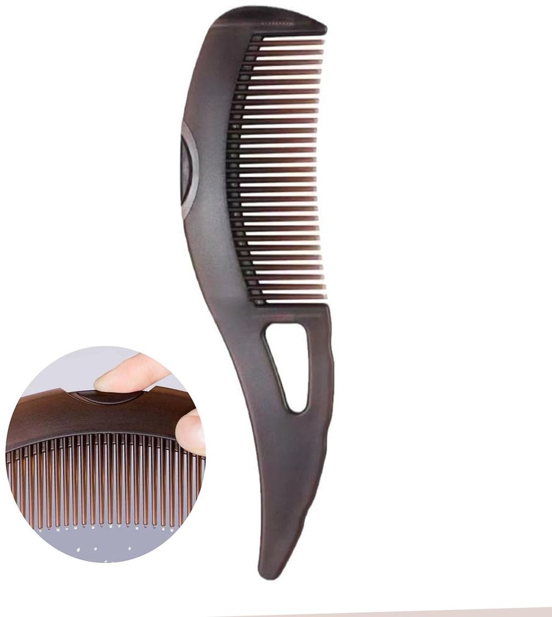 Dailygoods- Schubbenkam Slank Ontwerp - Holle Tanden - Verwijdert Roos - Verzorgingskam - Hoofdhuidmassage - Vermindert Jeuk - Hoofdhuidkam