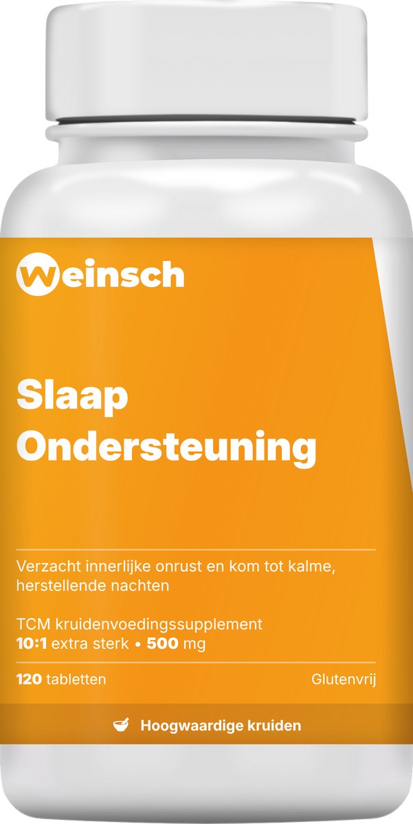 Weinsch Slaap Ondersteuning (Jie Yu Ding Mian Pian) | 10:1 extra sterk | 500mg | 120 tabletten