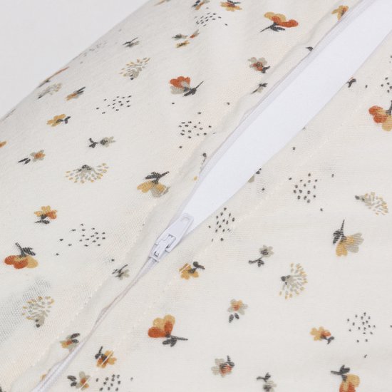 Snoozzz Voedingskussen Zwangerschapskussen Zijslaapkussen Premium kwaliteit - 185 cm - microparel vulling - luxe draagtas - 100% hydrofiel katoen - Flower van SNOO — afbeelding 3