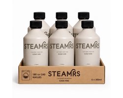 STEAMRS - Luxe Wasparfum - Cloud Nine - 300 ml x 6 Designer parfum voor je kleding - 180 tot 240 wasbeurten - Verzorgend voor textiel