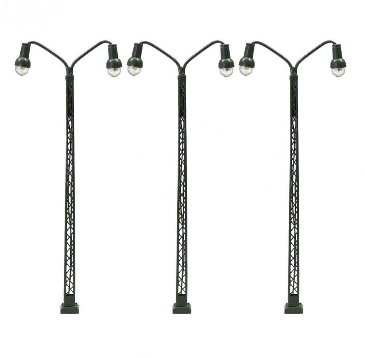 Dailygoods- Spoorweglichten 3 Stuks - TT Gauge - LED Lichtbron - Aansluitspanning 3V DC/AC - Inclusief Weerstanden - Hoogwaardige Kwaliteit - Modelspoorverlichting