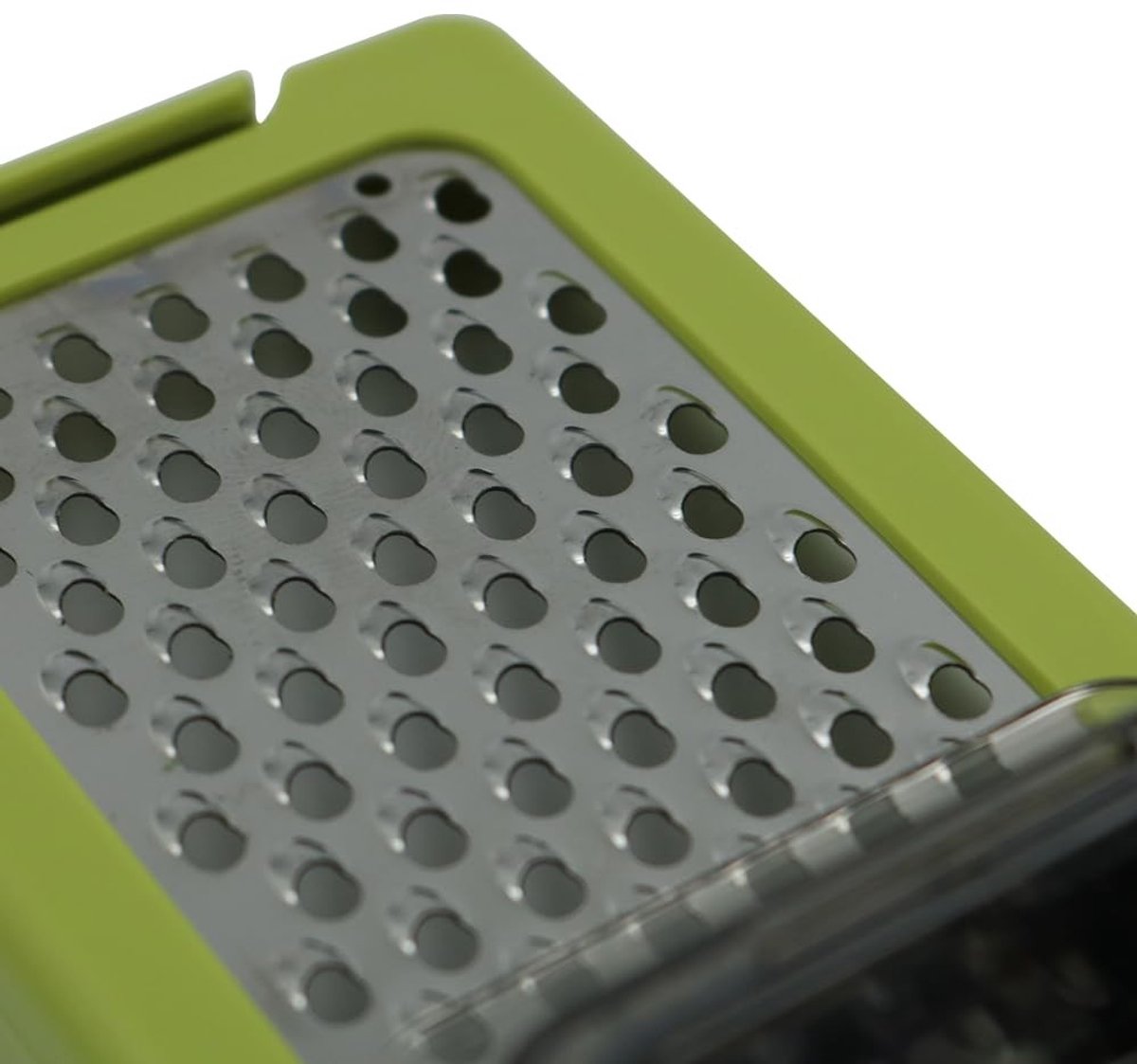 Dailygoods- Handrasp Roestvrijstaal - Siliconen Handvat - Vaatwasmachinebestendig - Fijn Raspoppervlak - Duurzaam - Maat 20,5 x 5,8 x 3,3 cm - Rasp