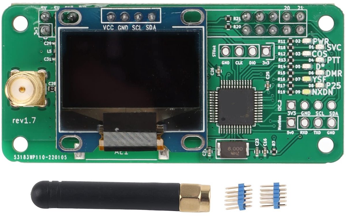 Dailygoods- Hotspot Module Goede Prestaties - UHF/VHF Antenne - SMA Interface - LED Display - DMR/P25/D-Star Ondersteuning - Compacte Structuur - Toegangspunt