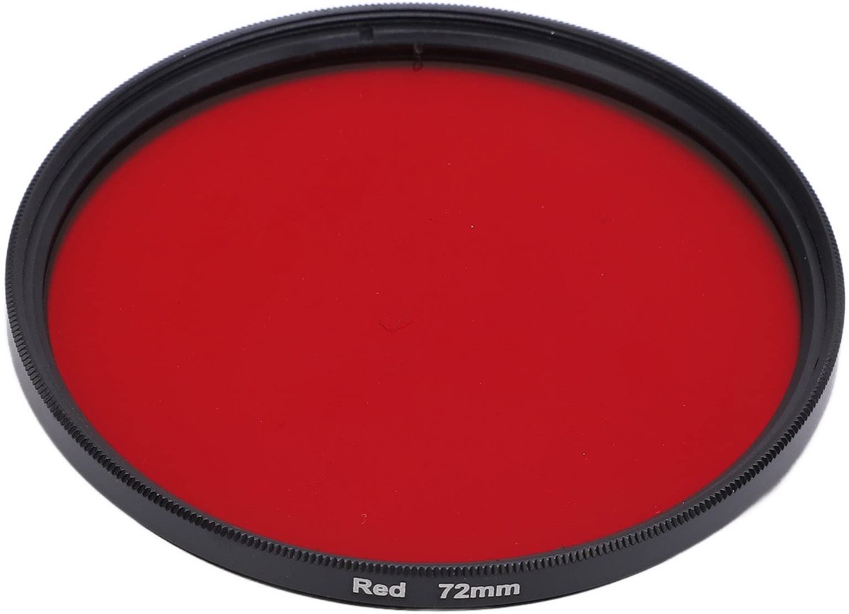 Dailygoods- Cameralensfilter Rood - 82 Mm - 77 Mm - 72 Mm - Waterdicht - Oliebestendig - Aluminiumlegering + Optisch Glas - Lensfilter