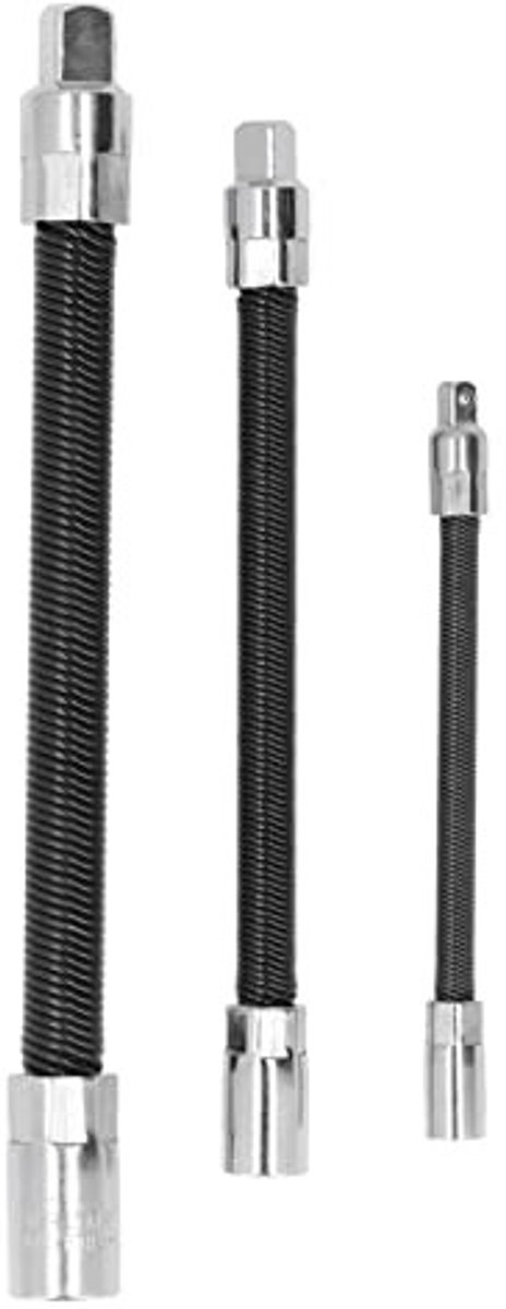 Dailygoods - Flexibele Verlengstangset voor Elektrische Boor