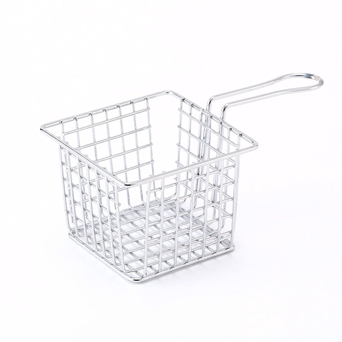 Dailygoods- Frituurmand Hoogwaardige Kwaliteit - Frituurmandje Rond - Multifunctioneel - Antislip - Eenvoudige Olie Afvoer - Geschikt voor Thuis/Restaurant