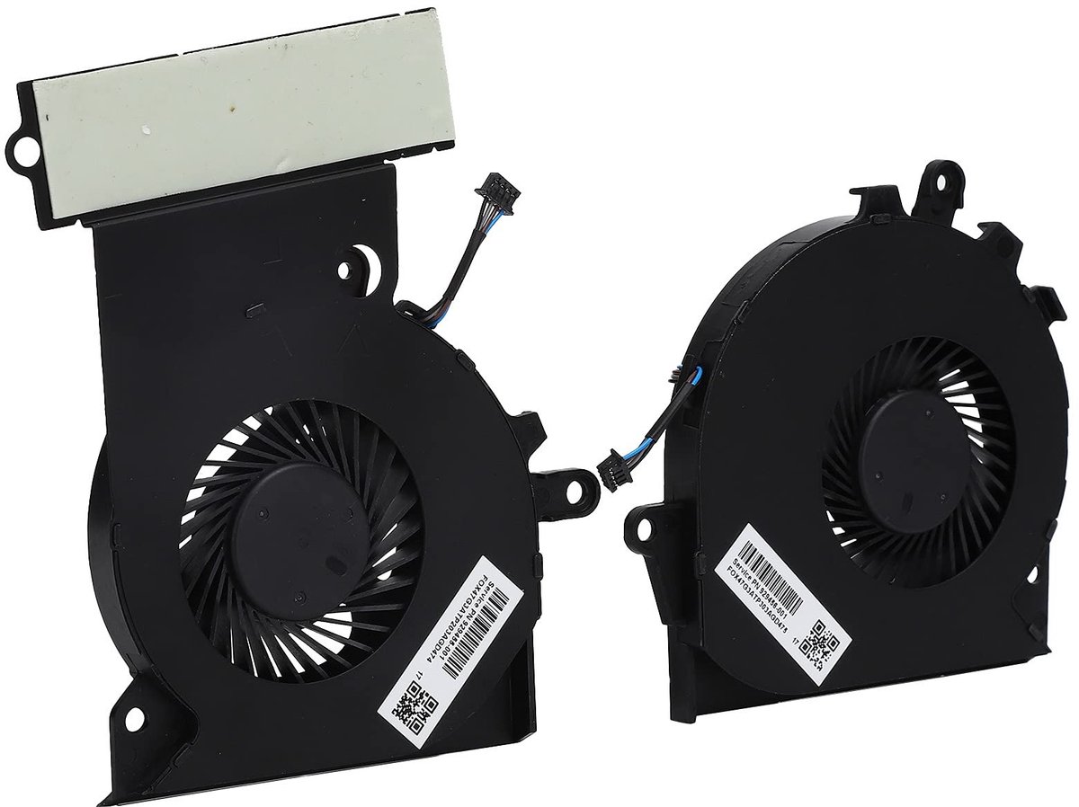 Dailygoods - CPU-koelventilator - Vervangende ventilator - Hoogwaardige materialen - 4-pins aansluiting - Duurzaam en slijtvast - Geschikt voor HP