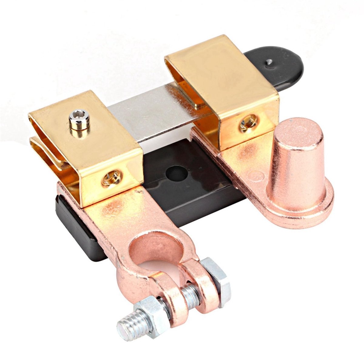 Dailygoods - Accu Ontkoppelaar Schakelaar - Heavy Duty Knife Switch - Geschikt voor Auto, Boot en Truck - Betrouwbaar en duurzaam - Eenvoudige install...