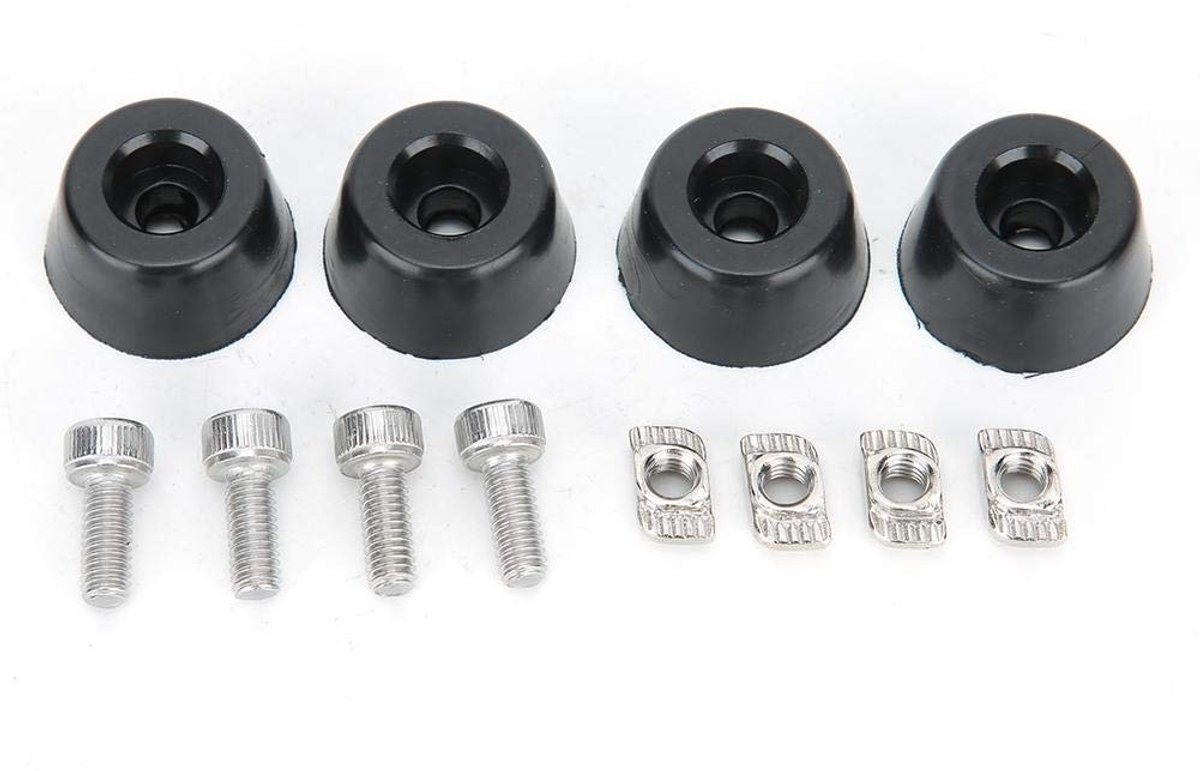 JHUBERS- Rubber Voeten Anti-vibratie - 3D Printer Accessoires - Geschikt voor Prusa i3 MK3/MK3S - Duurzaam - Inclusief M4 Bouten - Eenvoudige Installatie - 3D Printer Onderdelen
